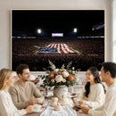 Oklahoma Memorial Stadium Wall Art Canvas Print – Oklahoma