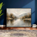 Abstract Landscape Wall Art Canvas Print, Modern Lake by MyGreatCanvas | Canvas Wall Art Prints | Photo Prints & Wall Decor