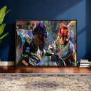 Graffiti Baseball Player Street Art Wall Art Canvas Print by MyGreatCanvas | Canvas Wall Art Prints | Photo Prints & Wall Decor