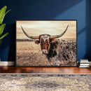 Texas Longhorn Wall Art Canvas Print – Western Cattle Ranch by MyGreatCanvas | Canvas Wall Art Prints | Photo Prints & Wall Decor