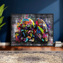 Graffiti American Football Helmet Street Art Wall Art Canvas by MyGreatCanvas | Canvas Wall Art Prints | Photo Prints & Wall Decor