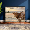 Texas Longhorn Wall Art Canvas Print, Western Ranch Bull by MyGreatCanvas | Canvas Wall Art Prints | Photo Prints & Wall Decor