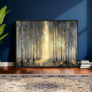 Abstract Birch Forest Wall Art Canvas Print – Modern Gold by MyGreatCanvas | Canvas Wall Art Prints | Photo Prints & Wall Decor