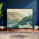 Shemelina Mountain Landscape, Mountains at Dawn Wall Art by MyGreatCanvas | Canvas Wall Art Prints | Photo Prints & Wall Decor