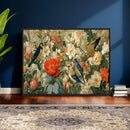 Vintage Birds and Flowers Wall Art Canvas Print, Botanical by MyGreatCanvas | Canvas Wall Art Prints | Photo Prints & Wall Decor