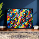 Geometric Abstract Wall Art Canvas Print, Bold Color by MyGreatCanvas | Canvas Wall Art Prints | Photo Prints & Wall Decor