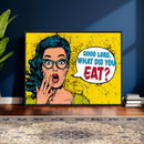 Pop Art Print Bathroom Sign Wall Art Canvas Print — Funny by MyGreatCanvas | Canvas Wall Art Prints | Photo Prints & Wall Decor