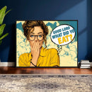 Pop Art Print Bathroom Sign Wall Art Canvas Print — Funny by MyGreatCanvas | Canvas Wall Art Prints | Photo Prints & Wall Decor