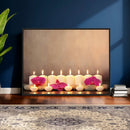 Spa Candles Orchid Canvas Print | Zen Wellness Relaxation by MyGreatCanvas | Canvas Wall Art Prints | Photo Prints & Wall Decor
