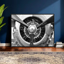 Vintage Propeller Plane Wall Art Canvas Print, Black and by MyGreatCanvas | Canvas Wall Art Prints | Photo Prints & Wall Decor