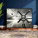 Vintage Airplane Wall Art Canvas Print, Black and White by MyGreatCanvas | Canvas Wall Art Prints | Photo Prints & Wall Decor
