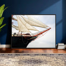 Sailboat Wall Art Canvas Print, Vintage Ship Bow Framed by MyGreatCanvas | Canvas Wall Art Prints | Photo Prints & Wall Decor