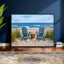 Large Beach Canvas Wall Art Coastal Adirondack Chairs Ocean by MyGreatCanvas | Canvas Wall Art Prints | Photo Prints & Wall Decor