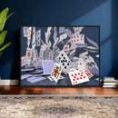 Playing Cards Canvas Wall Art | Casino Game Room Decor, by MyGreatCanvas | Canvas Wall Art Prints | Photo Prints & Wall Decor
