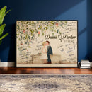 Wedding Guest Book Alternative Wall Art Canvas Print, Personalized Wedding Signature Poster, Custom Couple Photo Guestbook Canvas by MyGreatCanvas | Canvas Wall Art Prints | Photo Prints & Wall Decor