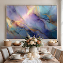 Colorful Abstract Canvas Wall Art Print, Vibrant Popup Color Art Print