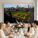 Chicago Cubs Baseball Team Print - Wrigley Field Stadium