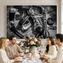 Old Pair of Mens Skates Wall Art Canvas, Men Skates Wall Art
