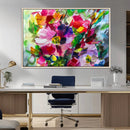Oil Flower Abstract Canvas Print by MyGreatCanvas | Canvas Wall Art Prints | Photo Prints & Wall Decor