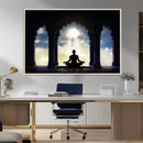 Women and Yoga Wall Art Canvas Print