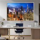 Los Angeles Night Wall Art Canvas Print