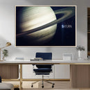 Framed Saturn Wall Art Canvas Print