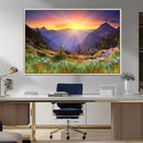 Mountain and Spring Wall Art Canvas Print by MyGreatCanvas | Canvas Wall Art Prints | Photo Prints & Wall Decor