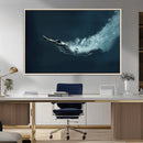 Swimmer Wall Art Canvas Print