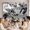American Football Player Wall Art Canvas Print