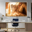 Buddha Statue Hands Wall Art Canvas Print by MyGreatCanvas | Canvas Wall Art Prints | Photo Prints & Wall Decor