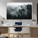 Foggy Forest Wall Art Canvas Print | 3 Panel Large Misty by MyGreatCanvas | Canvas Wall Art Prints | Photo Prints & Wall Decor