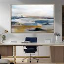 Abstract Landscape Wall Art Canvas | 3 Panel Modern Blue, by MyGreatCanvas | Canvas Wall Art Prints | Photo Prints & Wall Decor