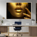 Gold and Women Wall Art Canvas Print by MyGreatCanvas | Canvas Wall Art Prints | Photo Prints & Wall Decor
