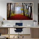Foggy Forest Wall Art Landscape Canvas Print