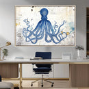 Octopus Canvas Wall Art | Coastal Marine Life Artwork for by MyGreatCanvas | Canvas Wall Art Prints | Photo Prints & Wall Decor