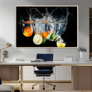 Kitchen Wall Art, Kitchen Fruits Art Canvas Print