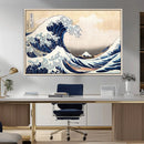 Wall Art Kanagawa Canvas Artwork Abstract Print
