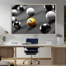 Wall Art Pool Table and Balls Canvas Print by MyGreatCanvas | Canvas Wall Art Prints | Photo Prints & Wall Decor