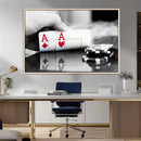 Aces Poker Art Poker Game Wall Art Canvas Print