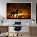 Horse Wall Art Canvas Print, Multi Panel Animal Canvas Print