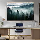Captivating Misty Forest Wall Art Canvas, Premium Canvas
