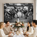 American Football Wall Art Canvas Print Framed Stadium Sport