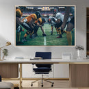 American Football Playing Wall Art Canvas Print by MyGreatCanvas | Canvas Wall Art Prints | Photo Prints & Wall Decor