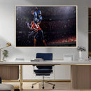 American Football Wall Art Canvas Print, Stadium Sport Wall