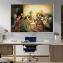 Last Supper Wall Art Canvas Print, Framed Jesus Painting Art