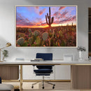 Arizona Desert Sunset Wall Art Canvas Print by MyGreatCanvas | Canvas Wall Art Prints | Photo Prints & Wall Decor