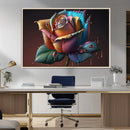 Abstract Rose Wall Art Canvas Print by MyGreatCanvas | Canvas Wall Art Prints | Photo Prints & Wall Decor