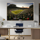 Oregon Stadium Canvas Wall Art - Captivating Game Day Scene