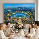Los Angeles Dodgers Wall Art Canvas, Dodger Stadium Wall Art