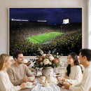 Michigan Wolverines Football Canvas Wall Decor, Football